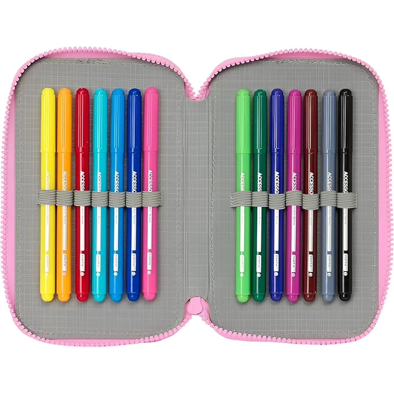 Estuche Plumier doble 28PCS GABBY’S DOLLHOUSE 13x4x19,5CM