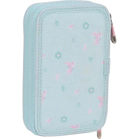 Estuche Plumier doble 28PCS MOOS Garden 13x4x19,5CM Mochila infantil