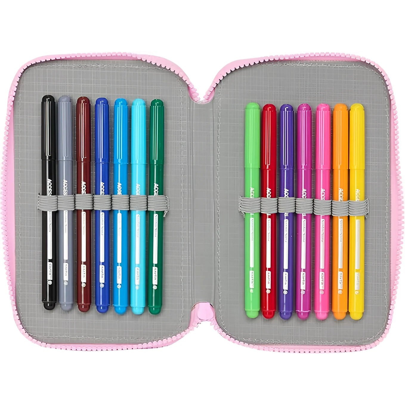 Estuche Plumier doble 28PCS MUNICH Heaven 13x4x19,5CM - Mochila infantil