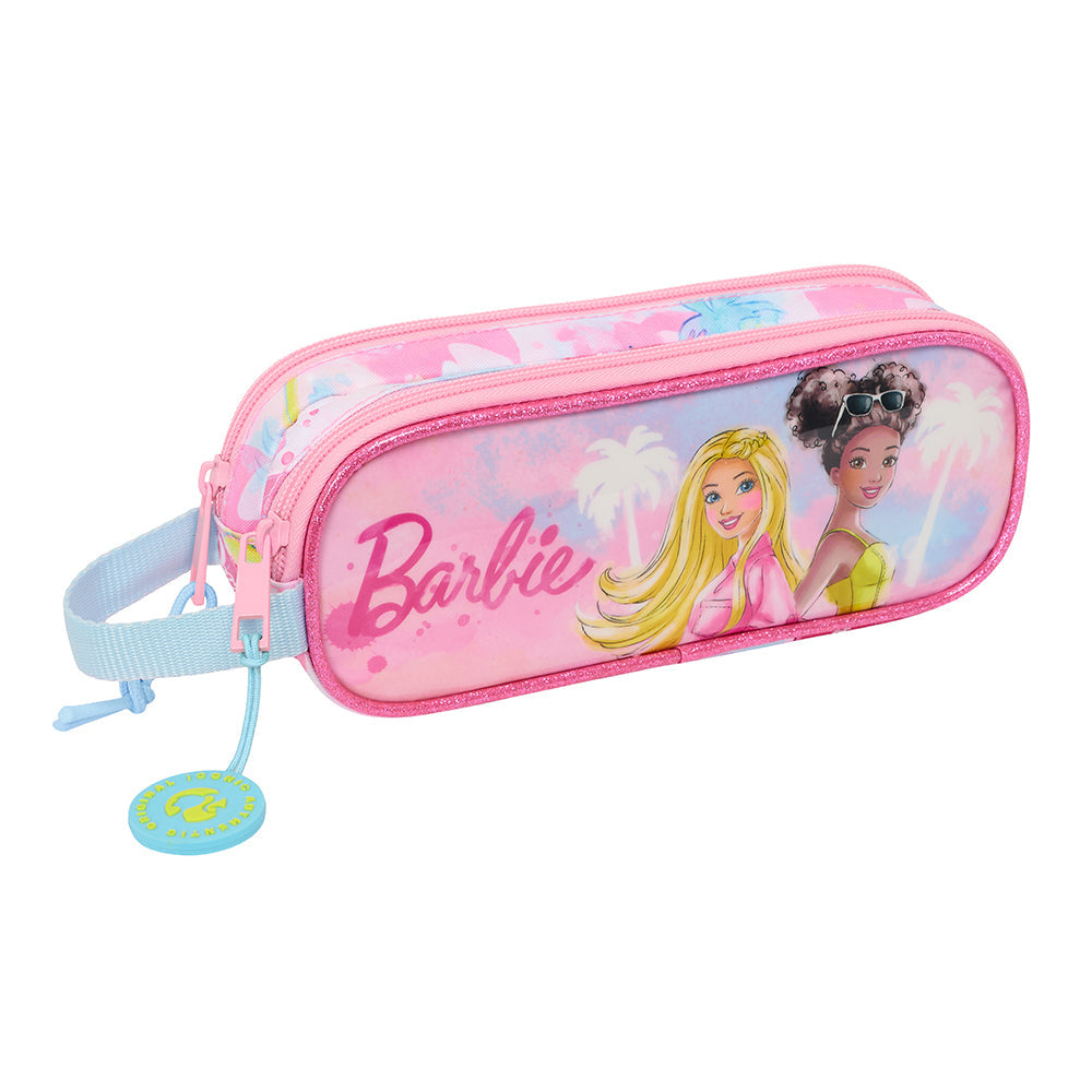 Estuche portatodo doble Barbie ’Painterly’ 21x6x8cm
