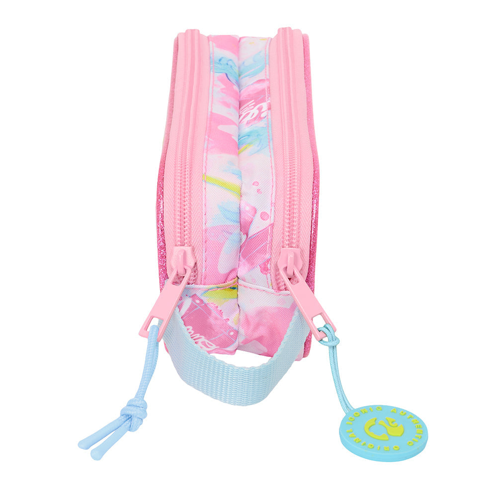 Estuche portatodo doble Barbie ’Painterly’ 21x6x8cm