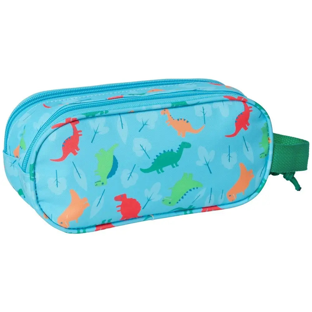 Estuche portatodo doble DINO azul 3D 21x6x8cm