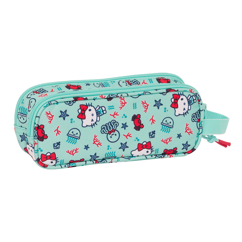 Estuche portatodo doble Hello Kitty ’Sea Lovers’ 21x6x8cm