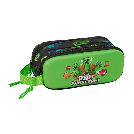 Estuche portatodo doble Minecraft Boom 21x6x8cm