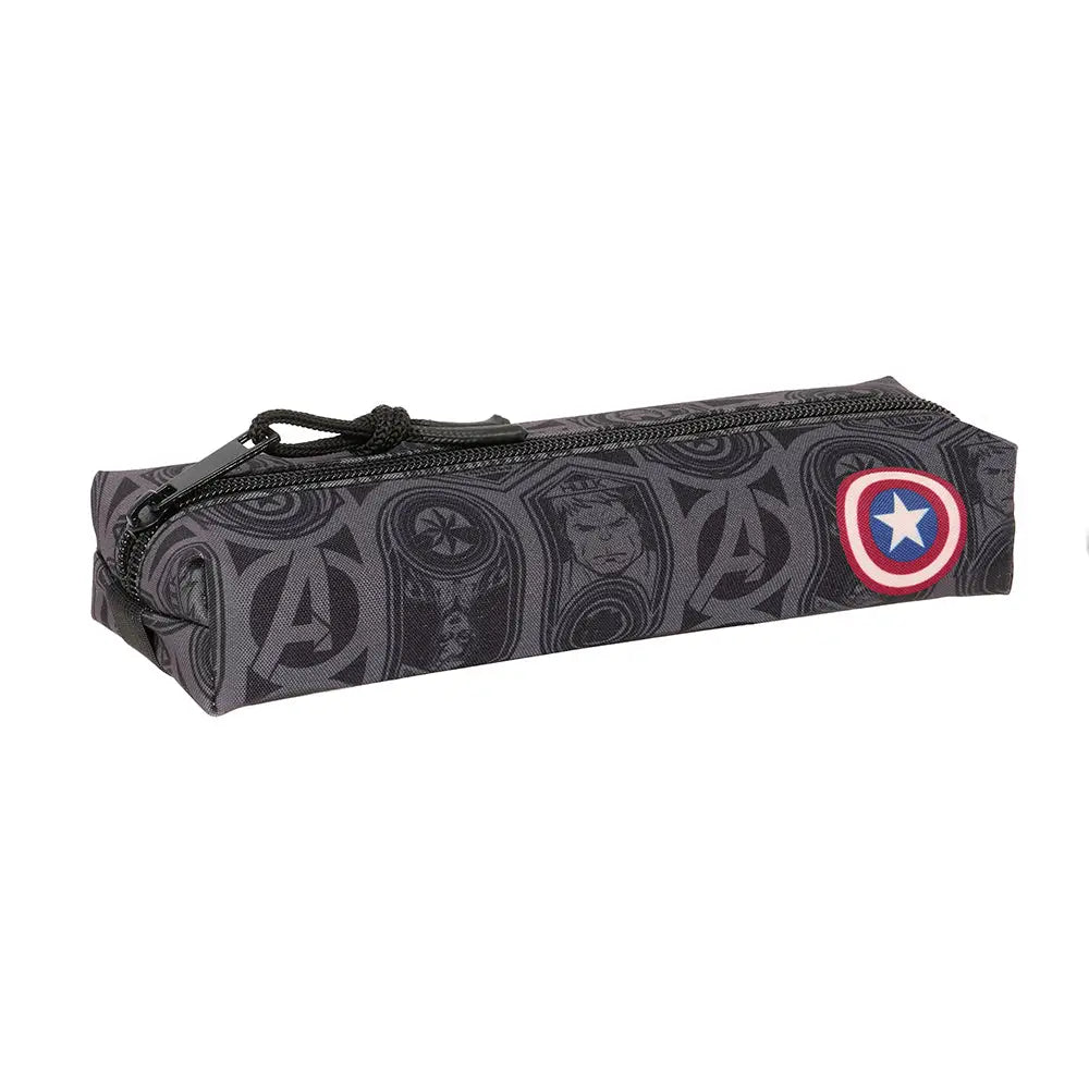 Estuche portatodo simple MARVEL AVENGERS con goma elástica 22x7x4cm