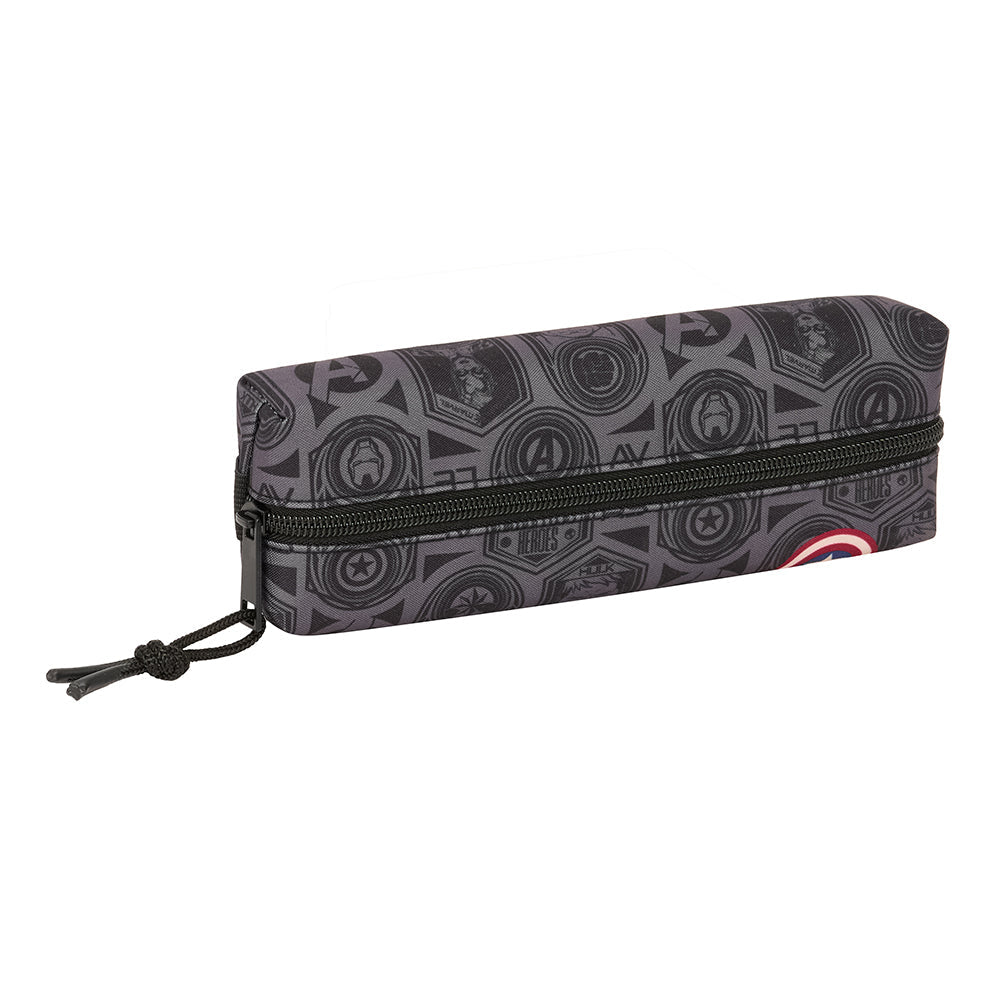 Estuche portatodo simple MARVEL AVENGERS con goma elástica 22x7x4cm