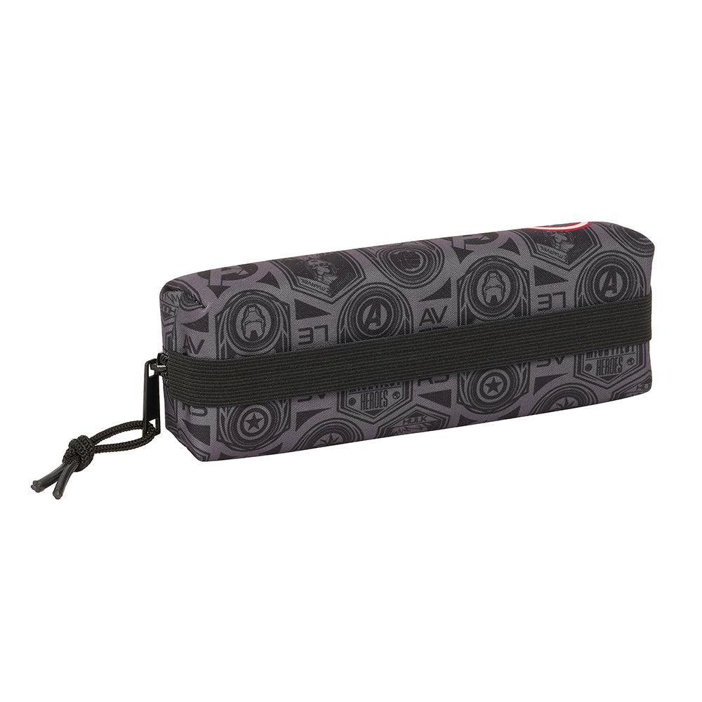 Estuche portatodo simple MARVEL AVENGERS con goma elástica 22x7x4cm