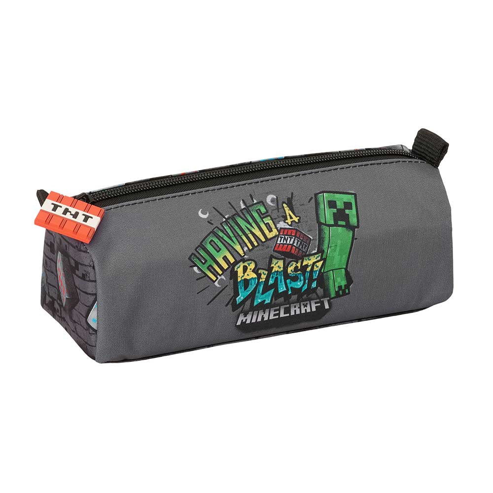 Estuche portatodo simple Minecraft ’Graffiti’ 21x7x8cm