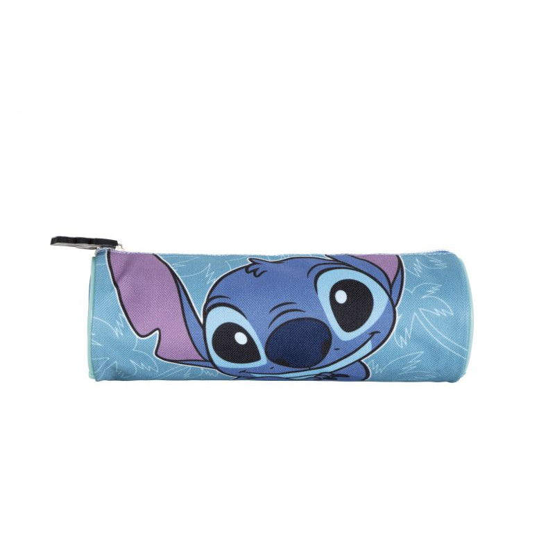 Estuche portatodo simple Stitch Disney 21x7x7cm cilíndrico