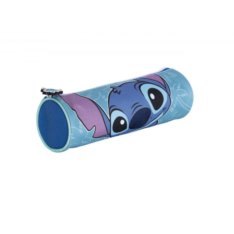 Estuche portatodo simple Stitch Disney 21x7x7cm cilíndrico
