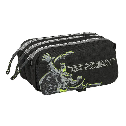 Estuche portatodo triple grande BATMAN game over 21x8x10cm