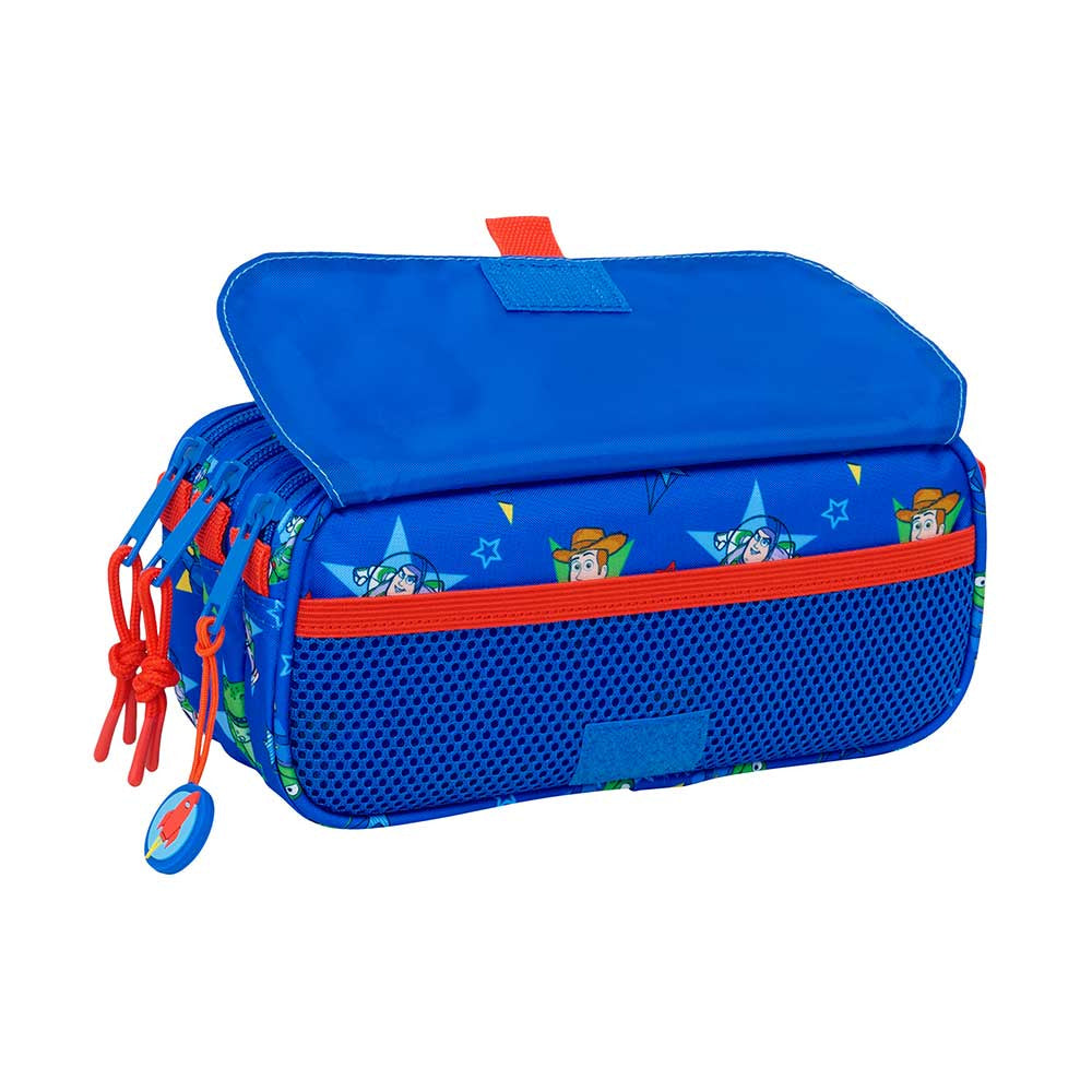Estuche portatodo triple grande Toy Story ’Good Vibes’ 21x8x10cm