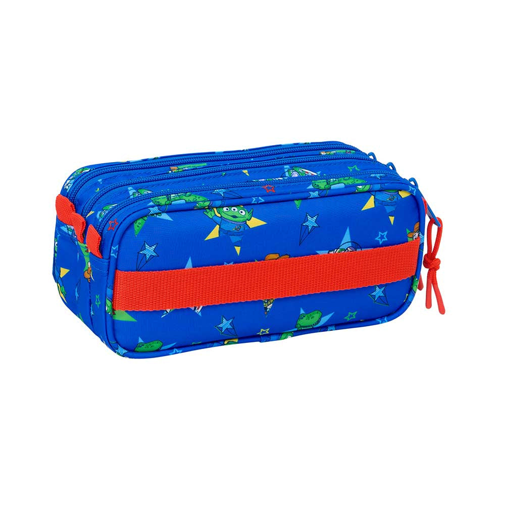 Estuche portatodo triple grande Toy Story ’Good Vibes’ 21x8x10cm