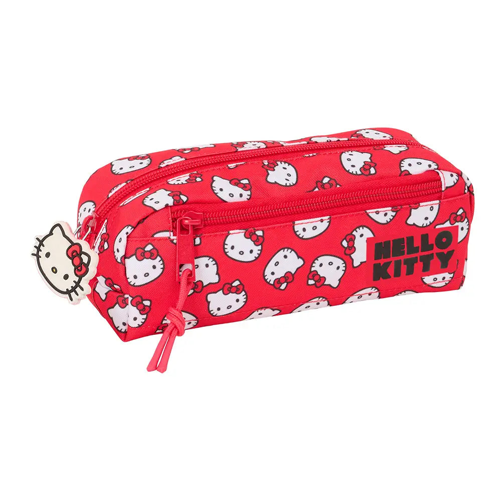 Estuche portatodo triple Hello Kitty ’Iconic’ 22x6x8,5cm