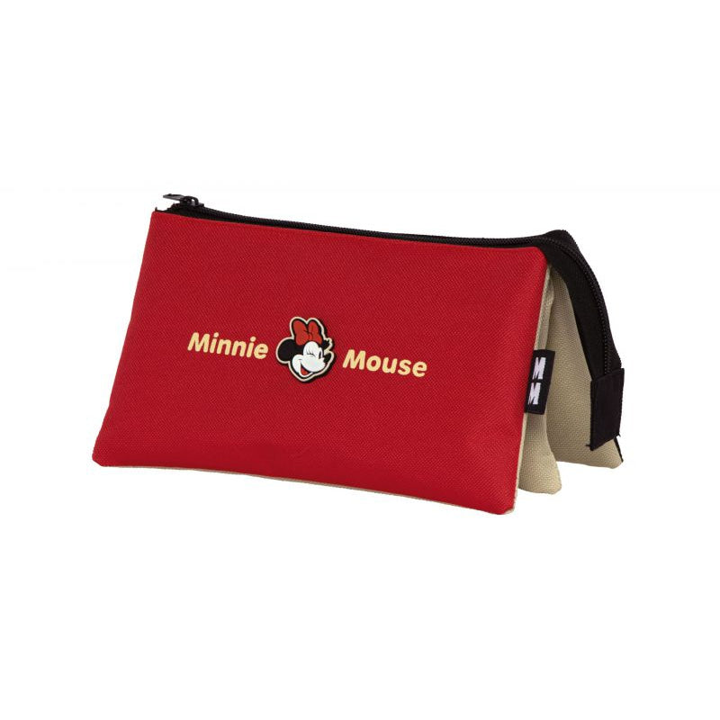 Estuche portatodo triple Minnie Mouse Disney 21x11x3,5cm