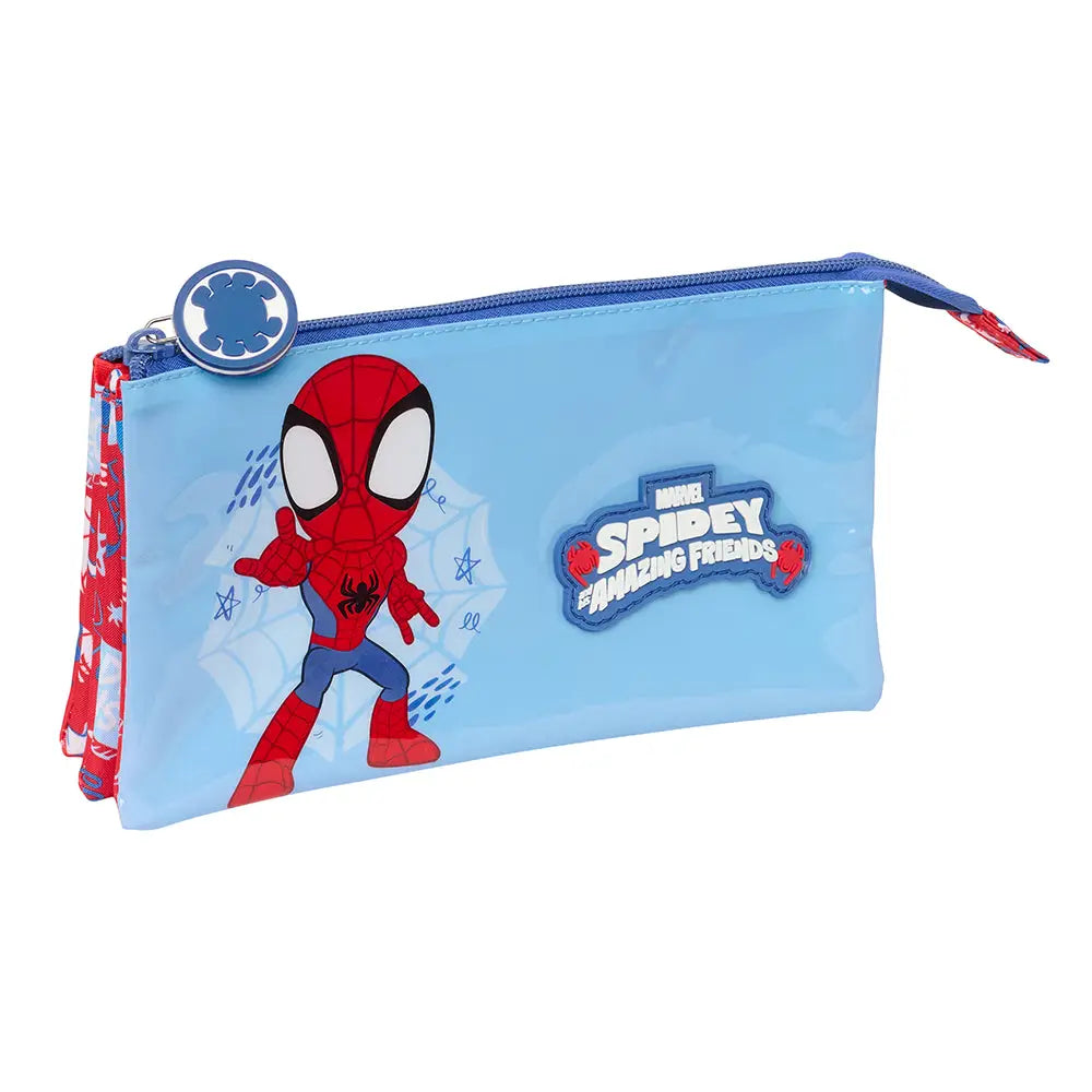 Estuche portatodo triple Spidey ’Rescue’ 22x3x12cm