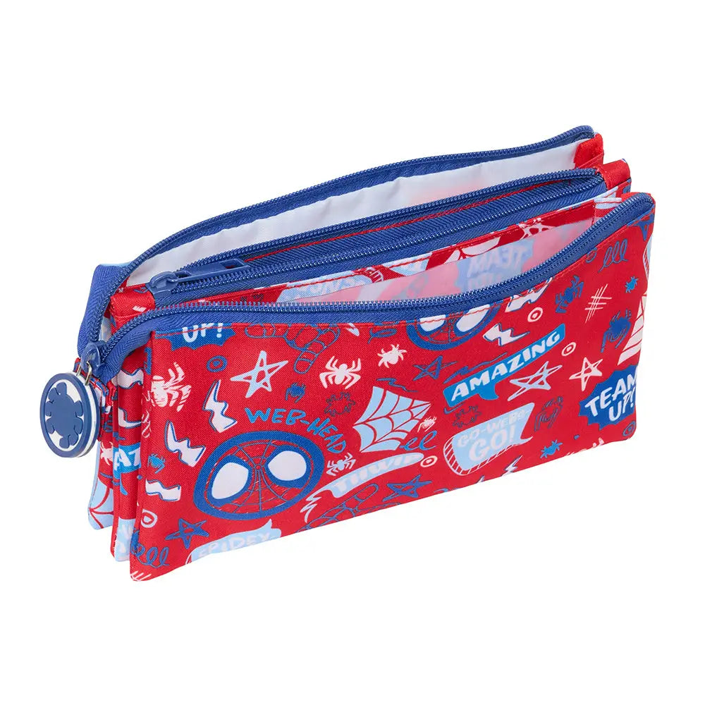 Estuche portatodo triple Spidey ’Rescue’ 22x3x12cm