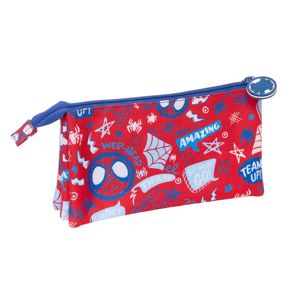 Estuche portatodo triple Spidey ’Rescue’ 22x3x12cm