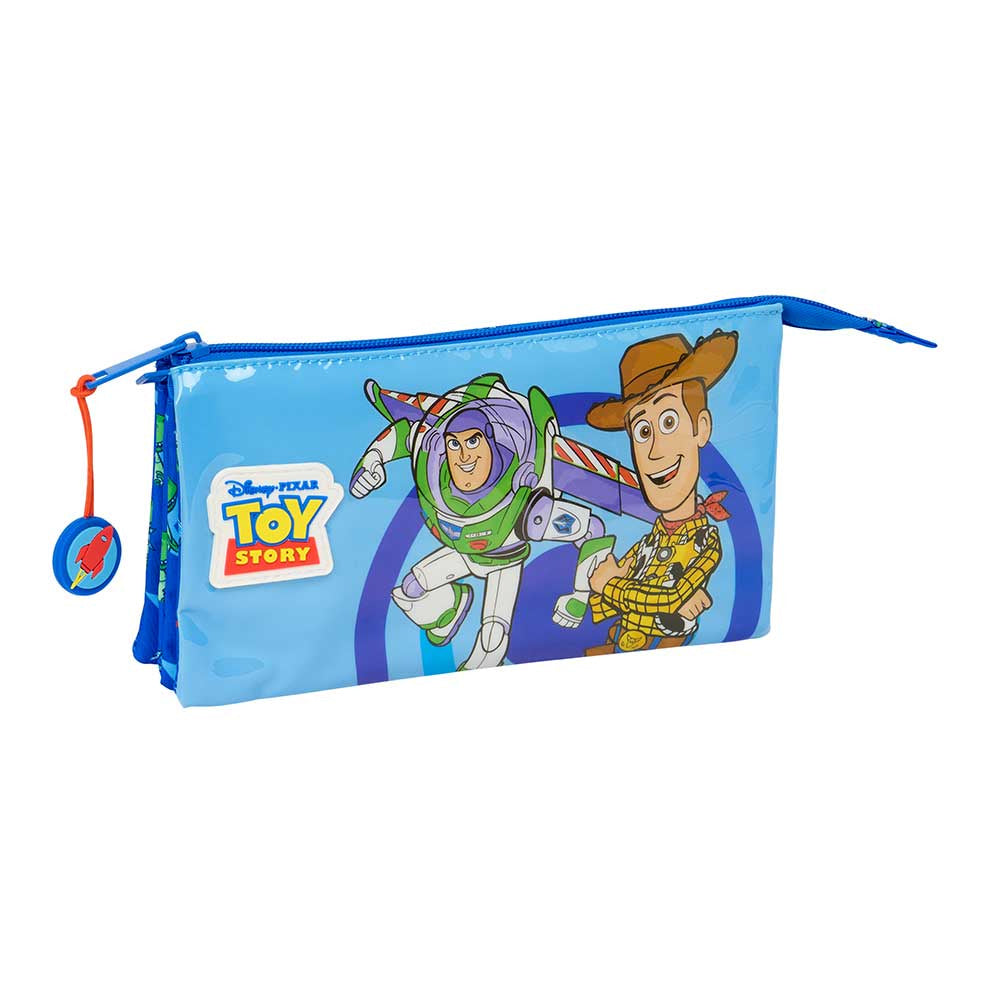 Estuche portatodo triple Toy Story ’Good Vibes’ 22x3x12cm