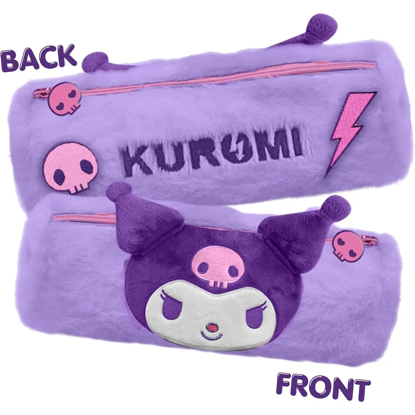 Estuche redondo KUROMI - Perfecta para el Cole