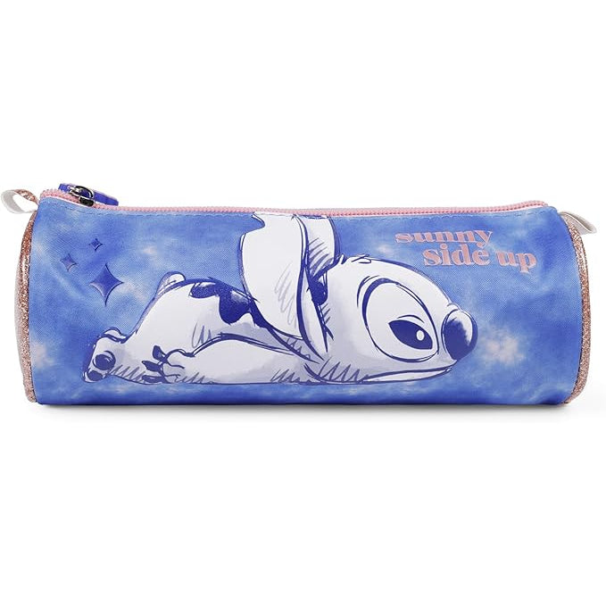Estuche redondo STITCH- Perfecta para el Cole 22CM