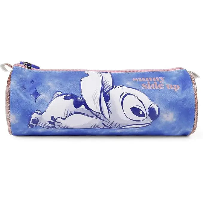 Estuche redondo STITCH- Perfecta para el Cole 22CM