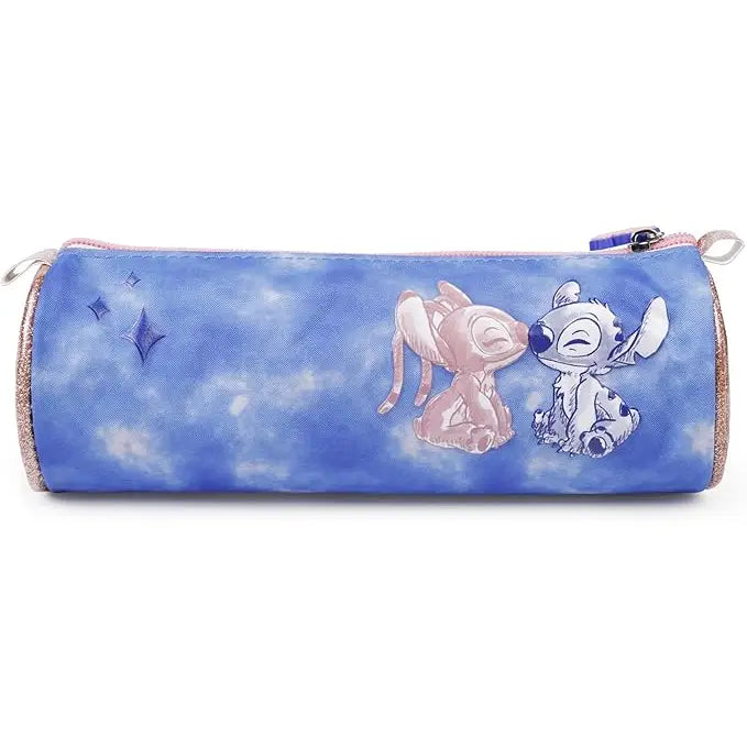 Estuche redondo STITCH- Perfecta para el Cole 22CM