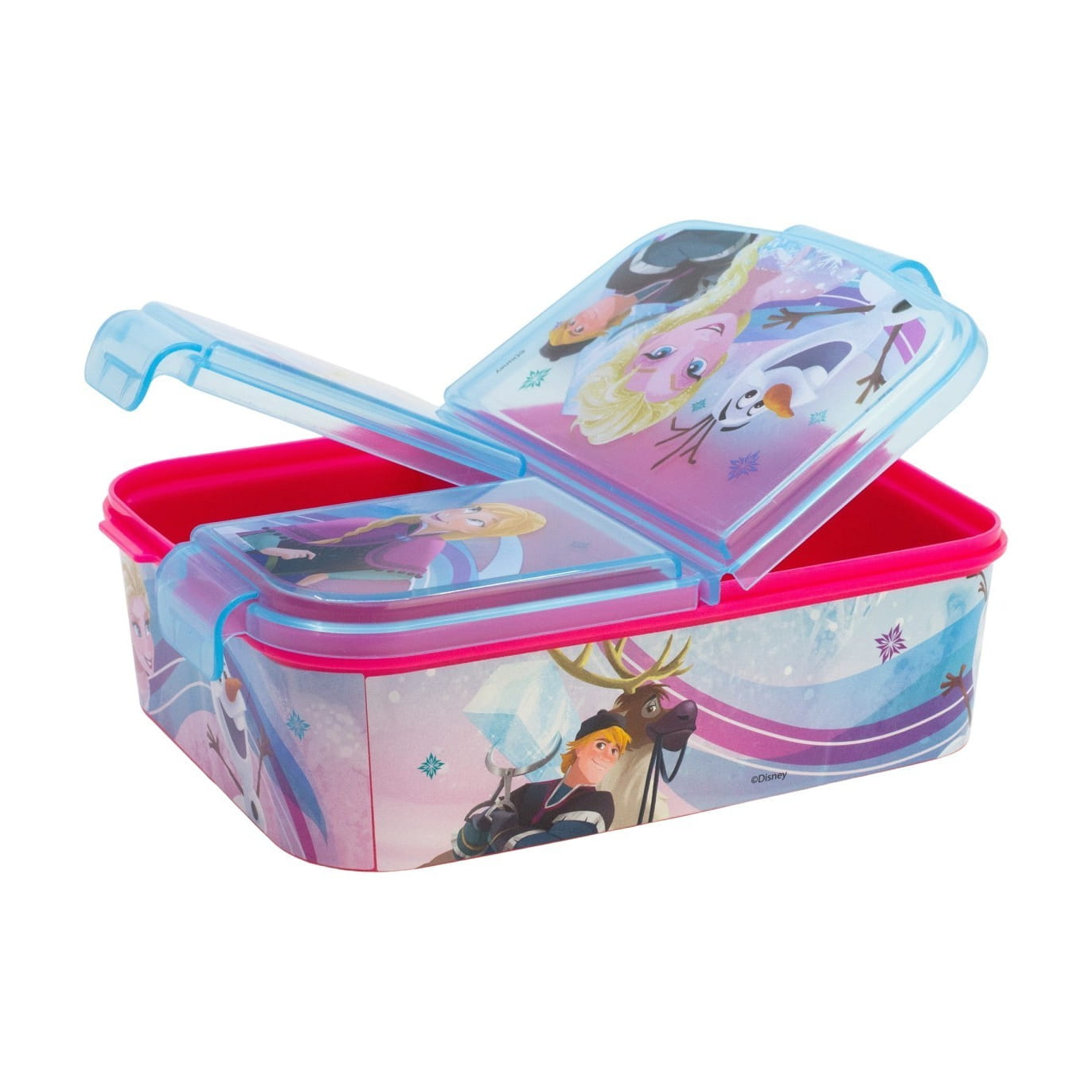 Fiambrera sandwichera tupper triple Frozen Disney