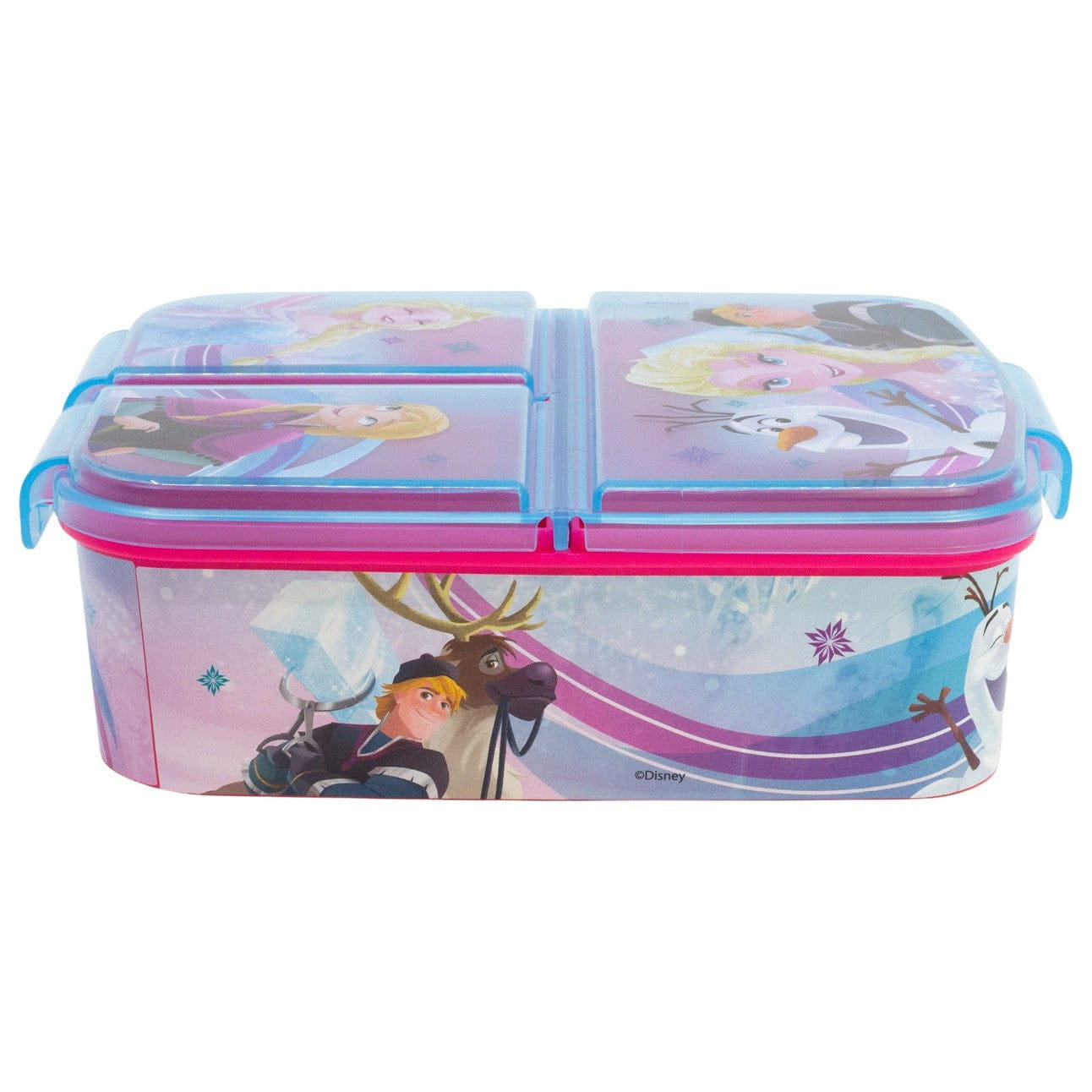 Fiambrera sandwichera tupper triple Frozen Disney