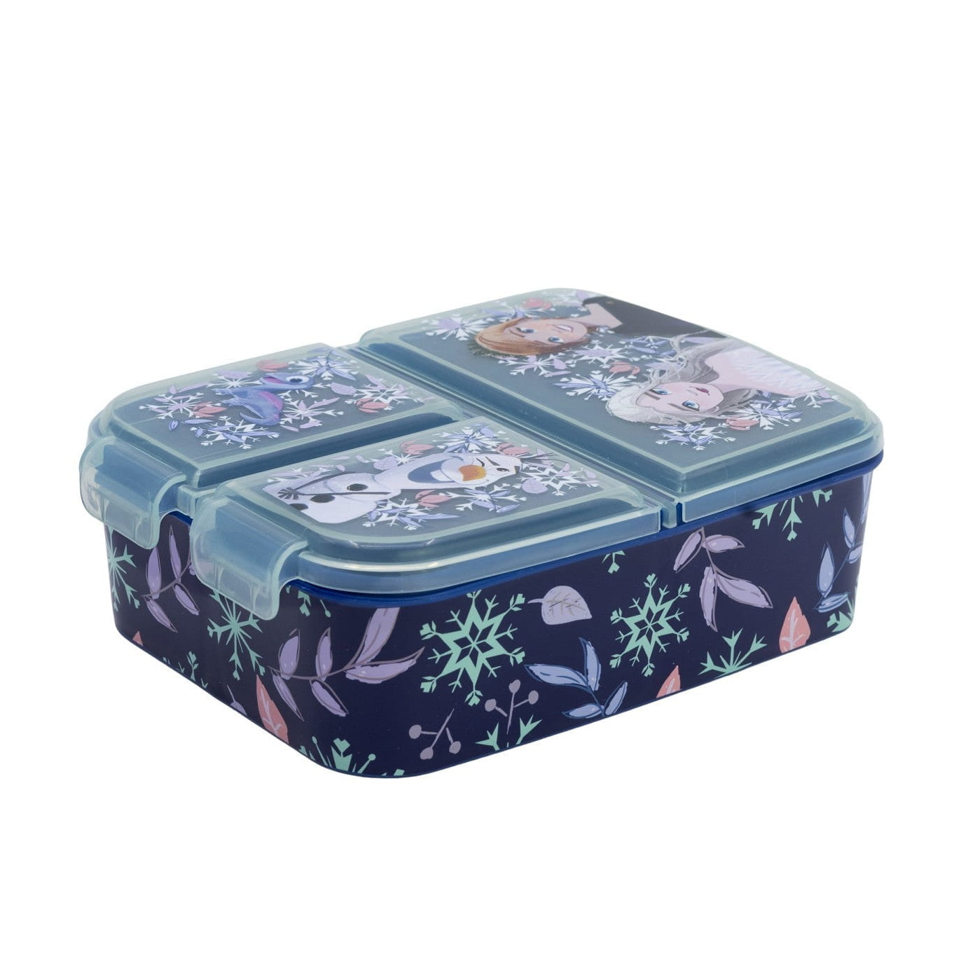 Fiambrera sandwichera tupper triple Frozen ’Snowy tale’