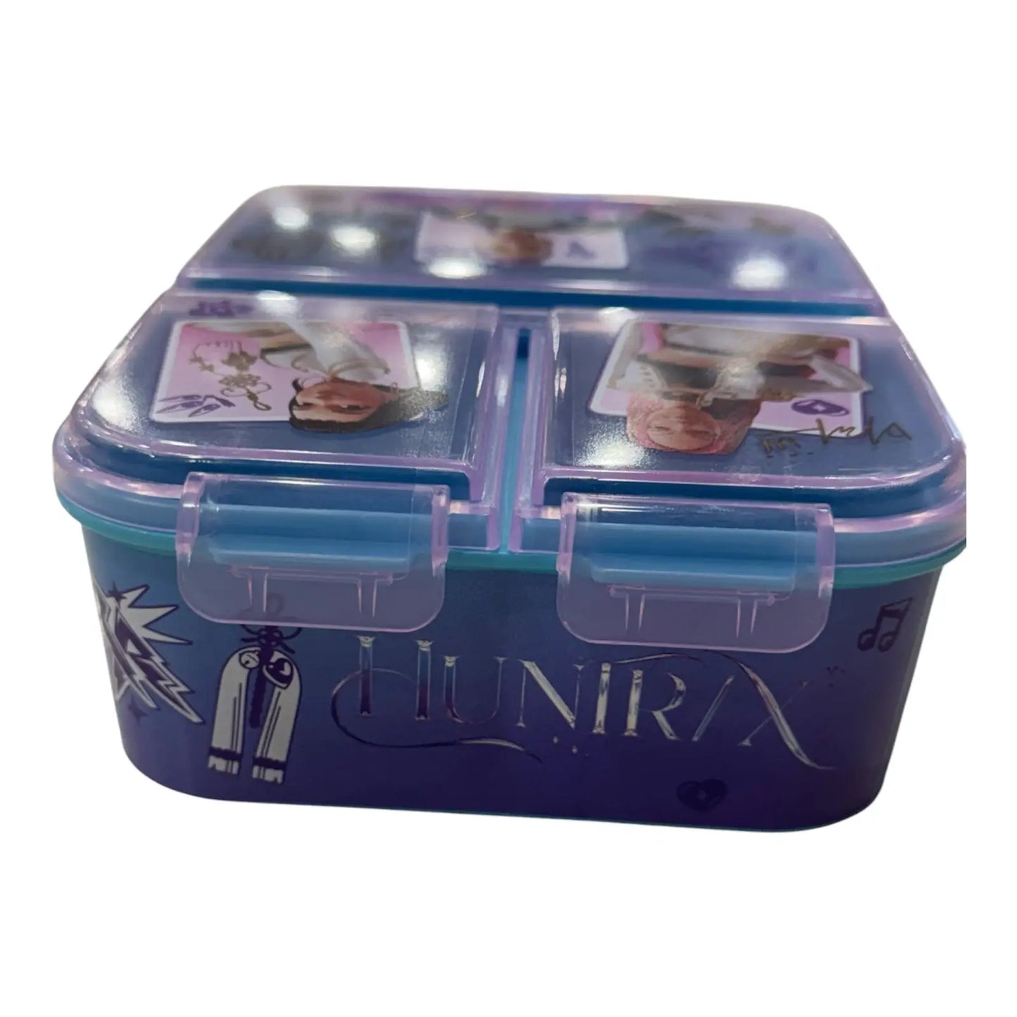 Fiambrera sandwichera tupper triple Kpop Demon Hunters (Huntrix) - Tupper