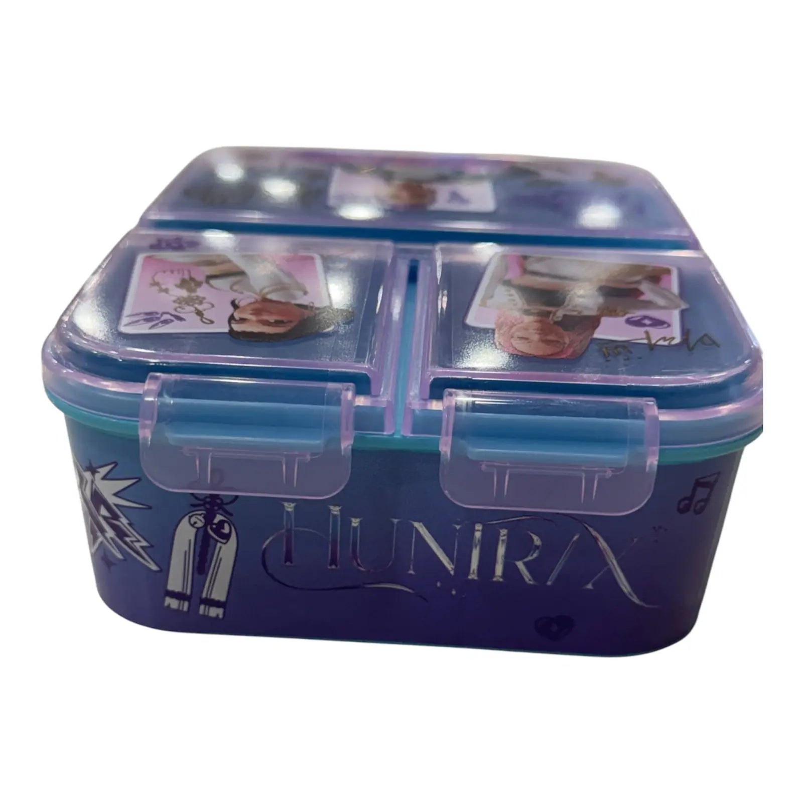 Fiambrera sandwichera tupper triple Kpop Demon Hunters (Huntrix) - Tupper