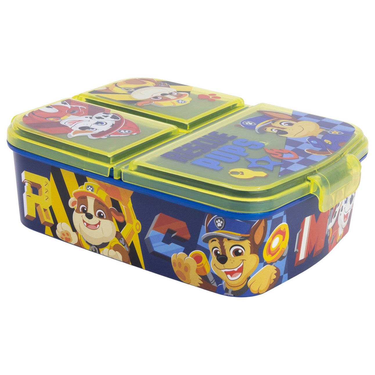 Fiambrera sandwichera tupper triple Patrulla canina (Paw Patrol)