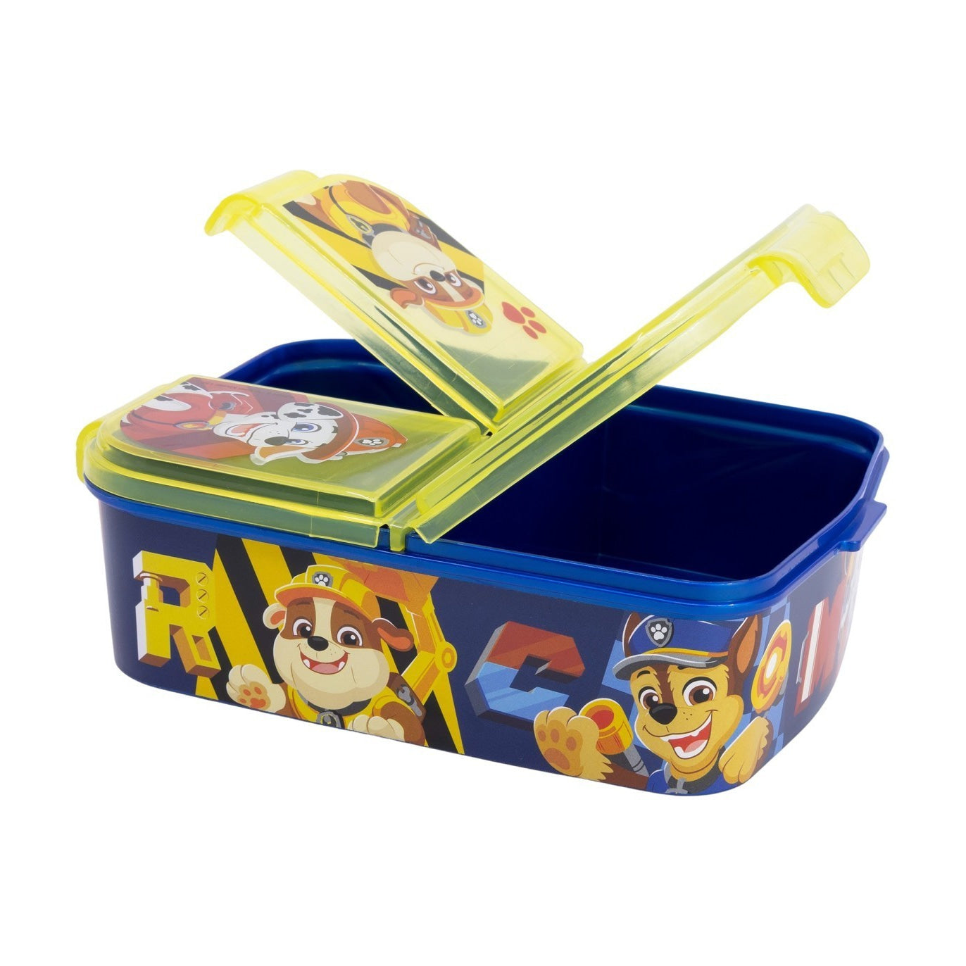 Fiambrera sandwichera tupper triple Patrulla canina (Paw Patrol)