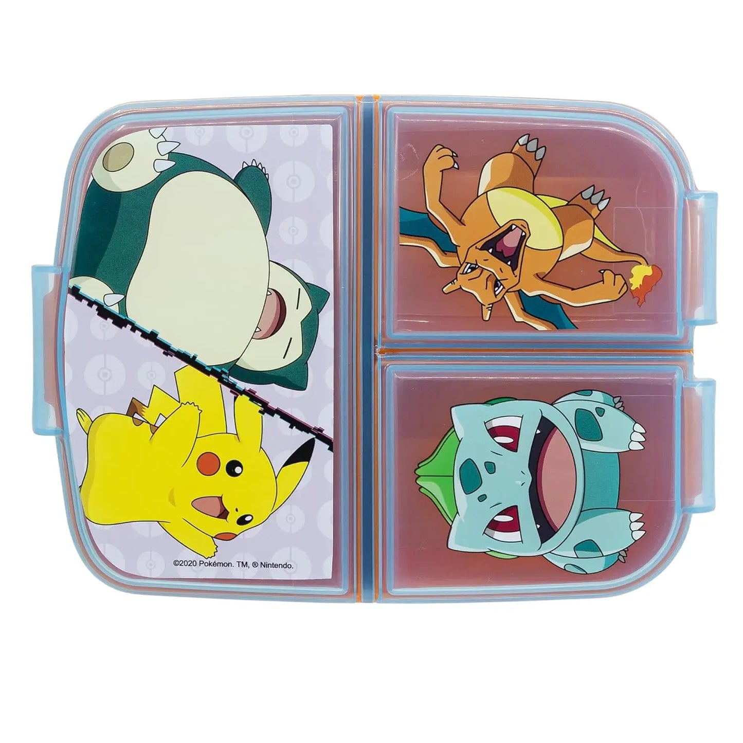 Fiambrera sandwichera tupper triple POKEMON - Tupper