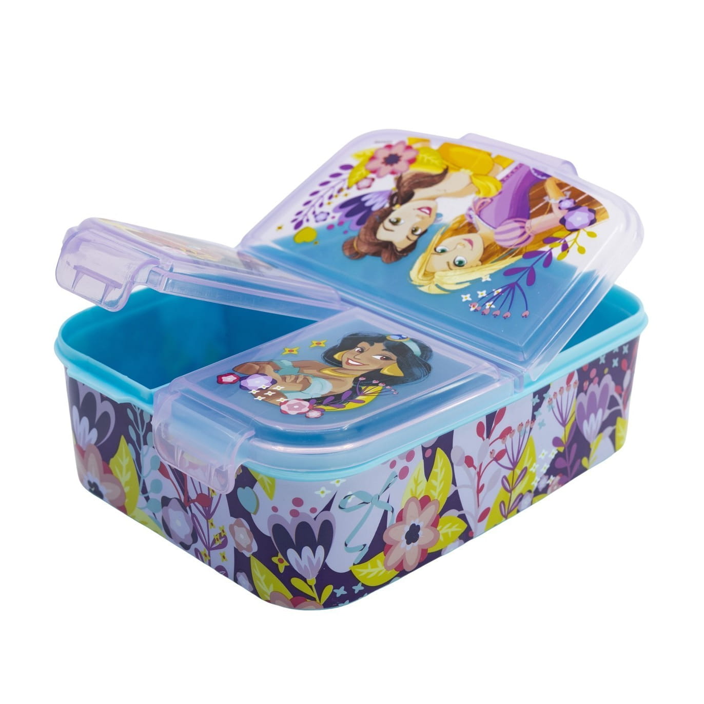 Fiambrera sandwichera tupper triple Princesas Disney