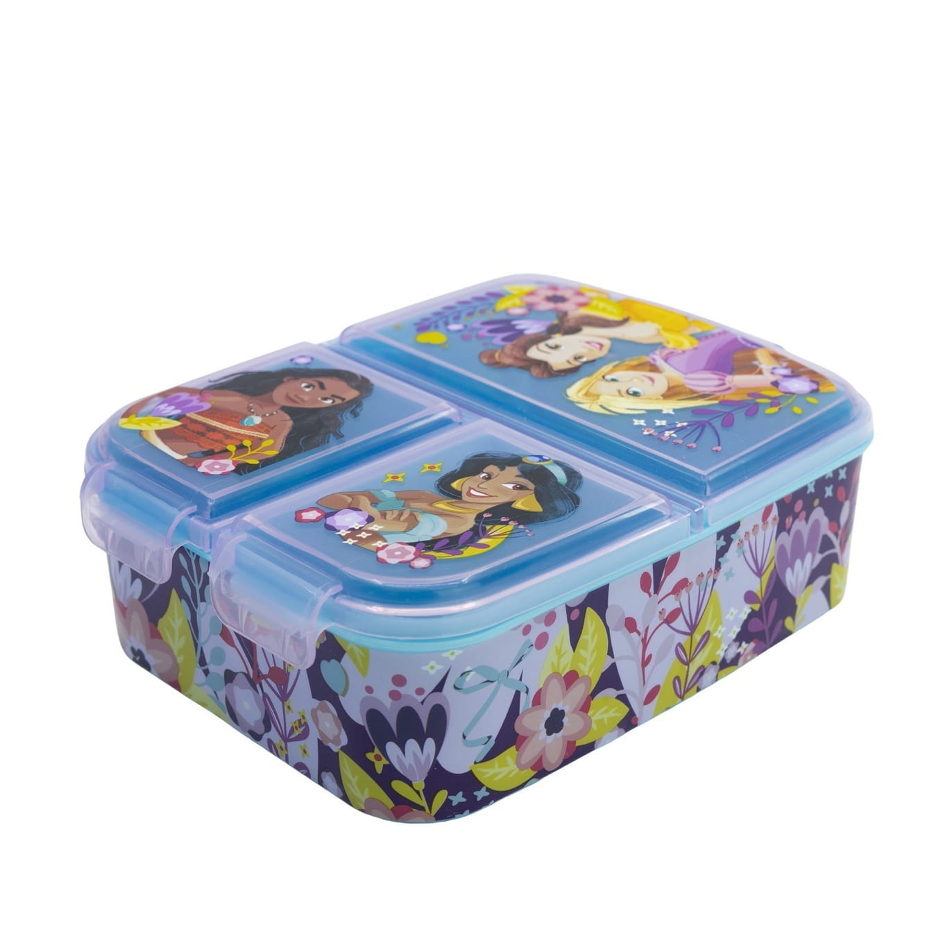 Fiambrera sandwichera tupper triple Princesas Disney