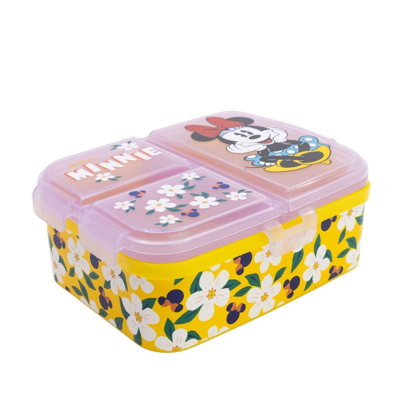 Fiambrera sandwichera tupper triple XL Minnie Mouse Disney