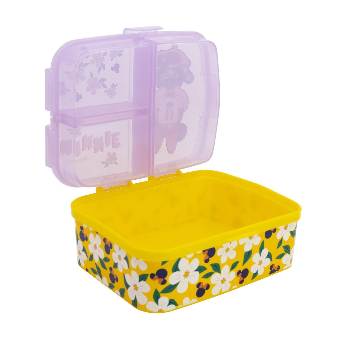 Fiambrera sandwichera tupper triple XL Minnie Mouse Disney