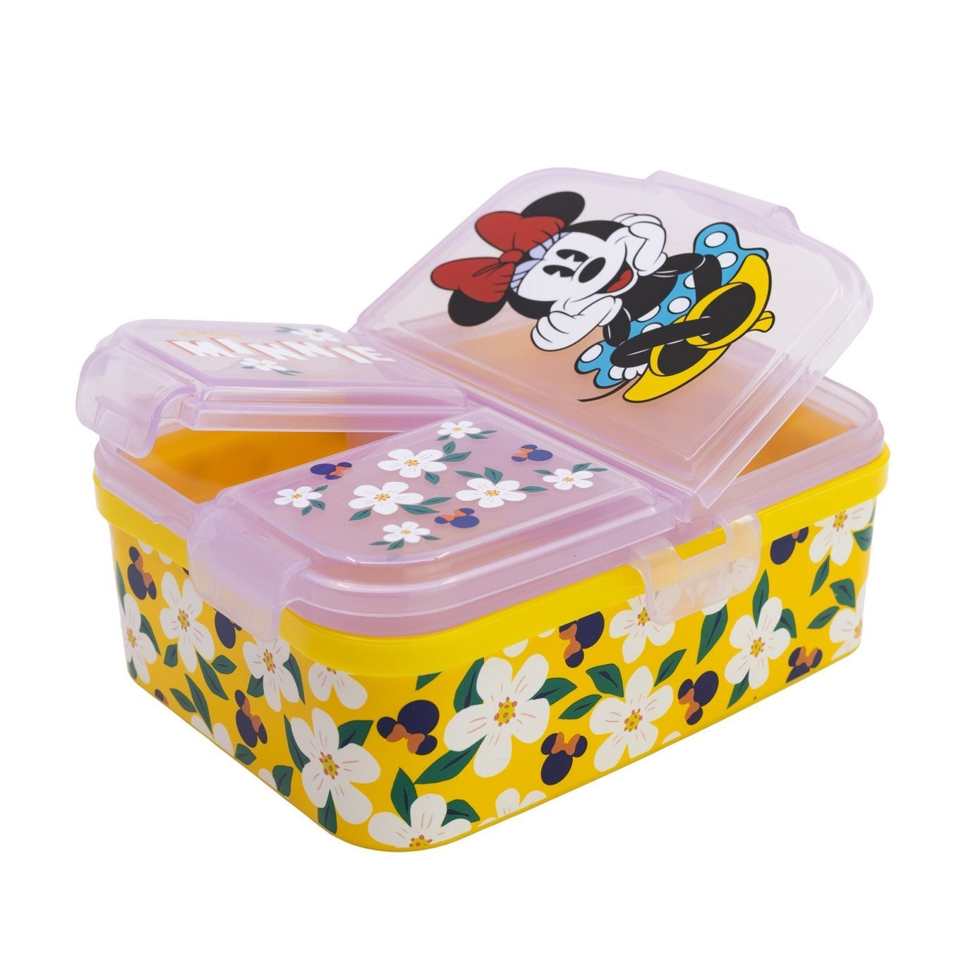 Fiambrera sandwichera tupper triple XL Minnie Mouse Disney