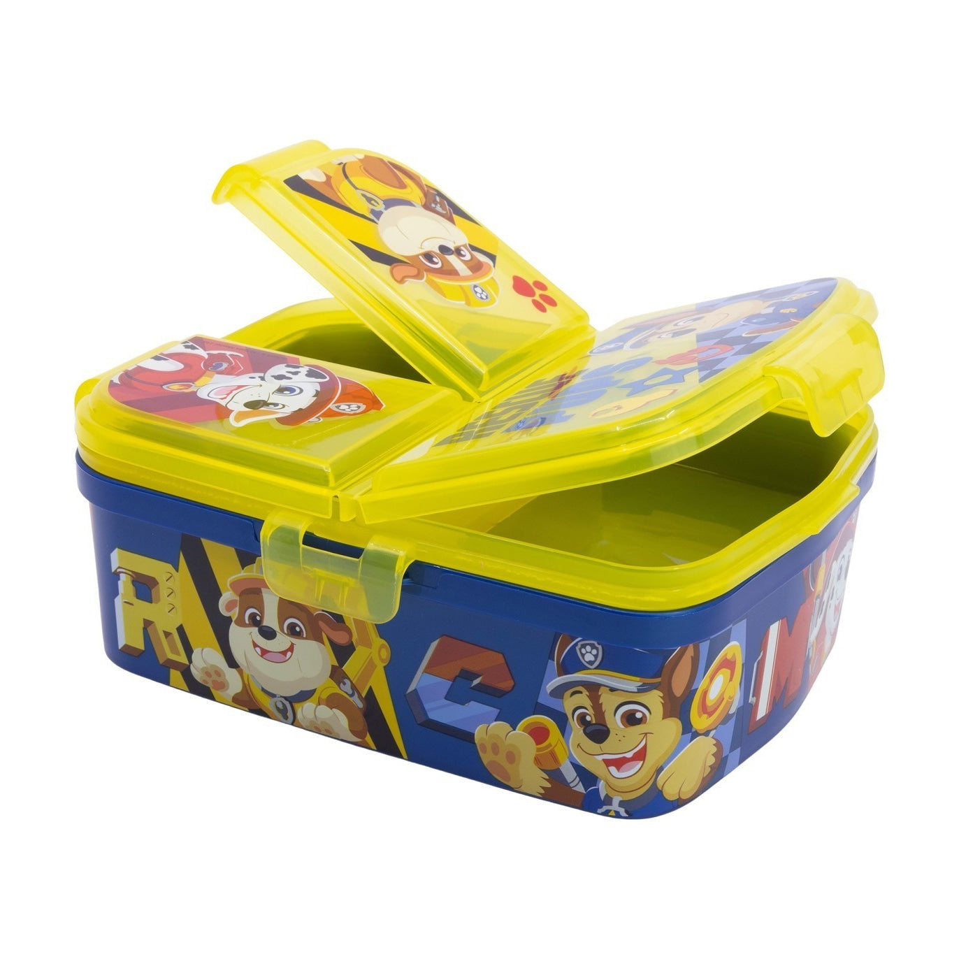 Fiambrera sandwichera tupper triple XL Patrulla canina