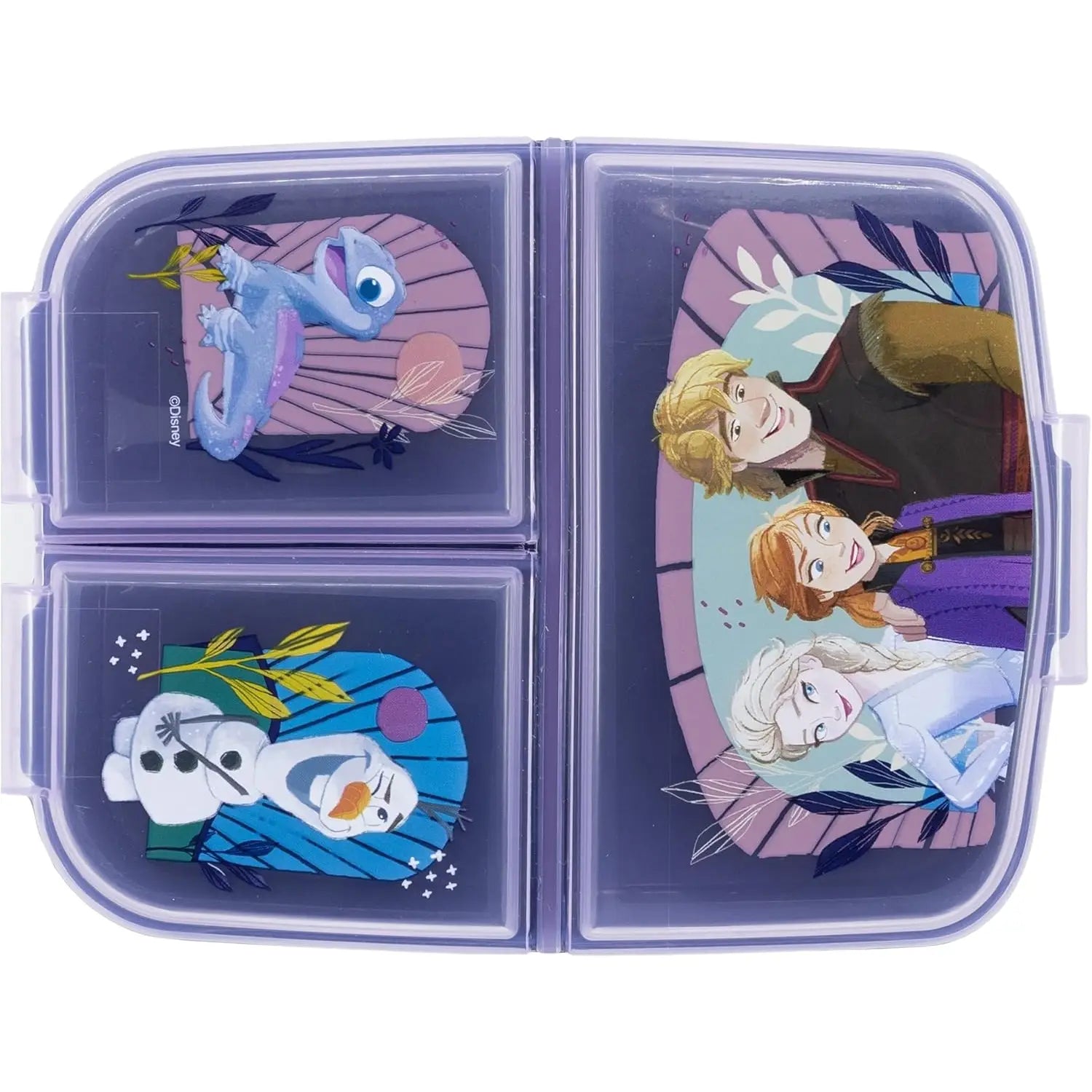 Fiambrera tupper triple FROZEN - Tupper