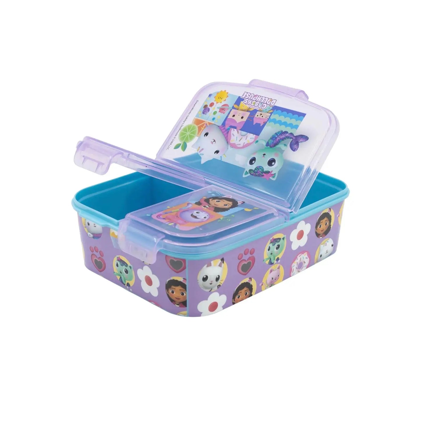 Fiambrera tupper triple GABBY’S DOLLHOUSE - Tupper