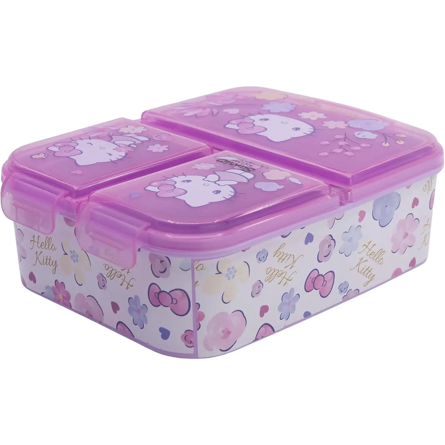 Fiambrera tupper triple HELLO KITTY Sanrio niño niña - Tupper