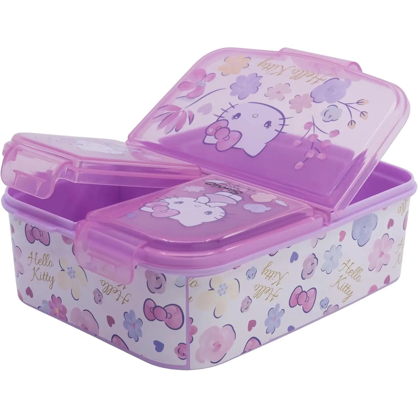 Fiambrera tupper triple HELLO KITTY Sanrio niño niña - Tupper