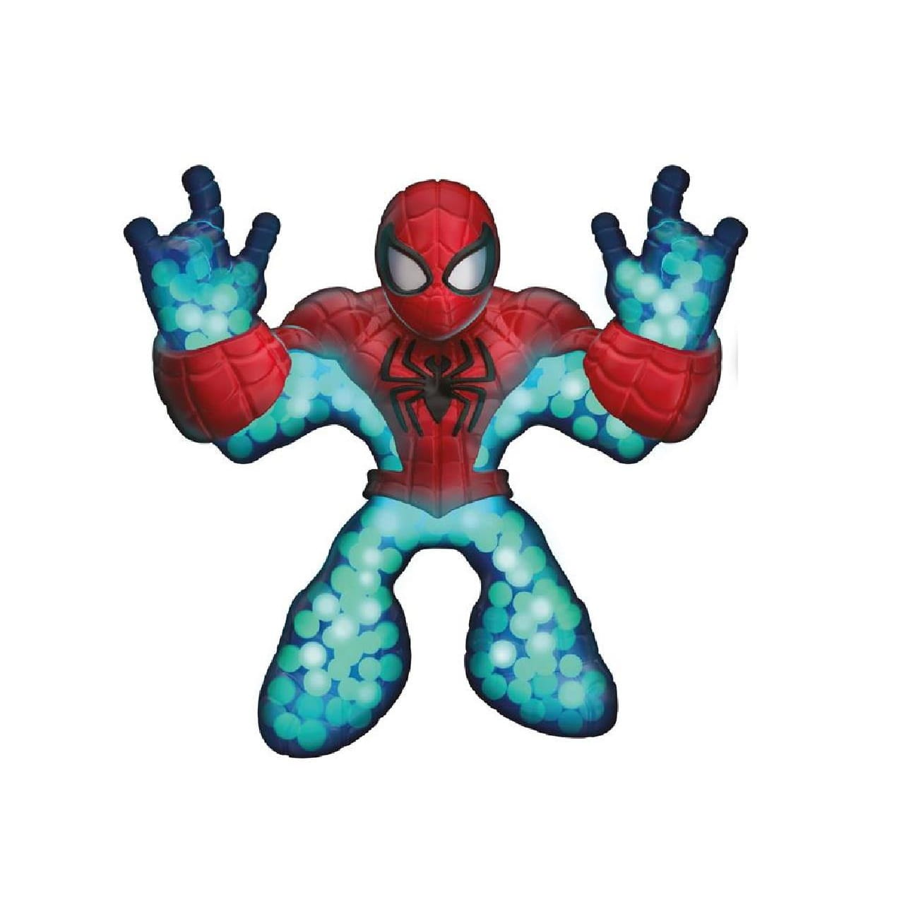Figura estirable Marvel Glow Surge Spiderman de 13cm