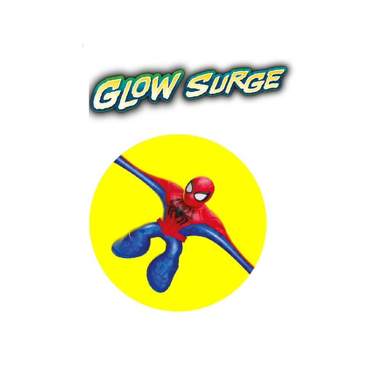 Figura estirable Marvel Glow Surge Spiderman de 13cm
