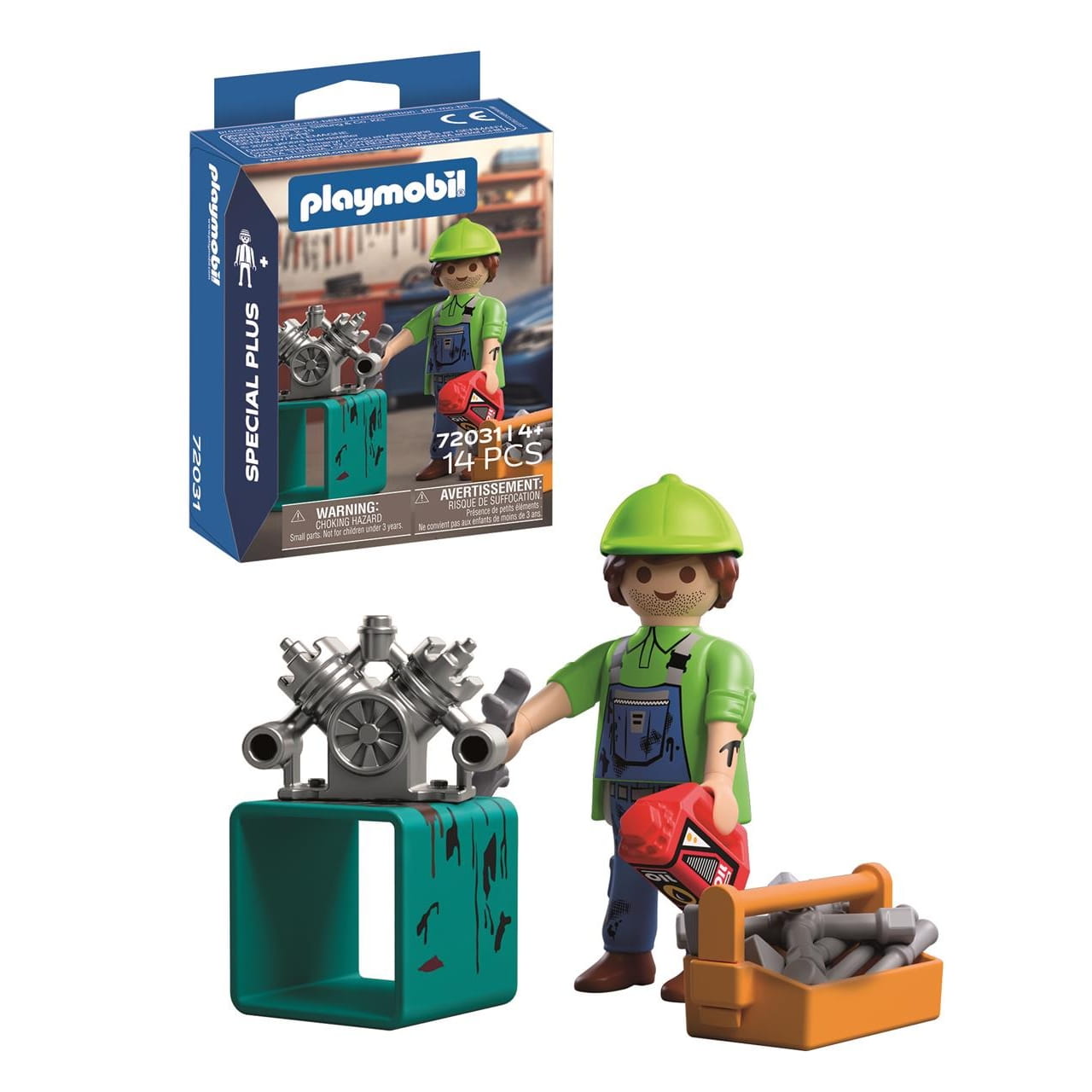 Figura mecánico Playmobil Special Plus 72031 - Juguete