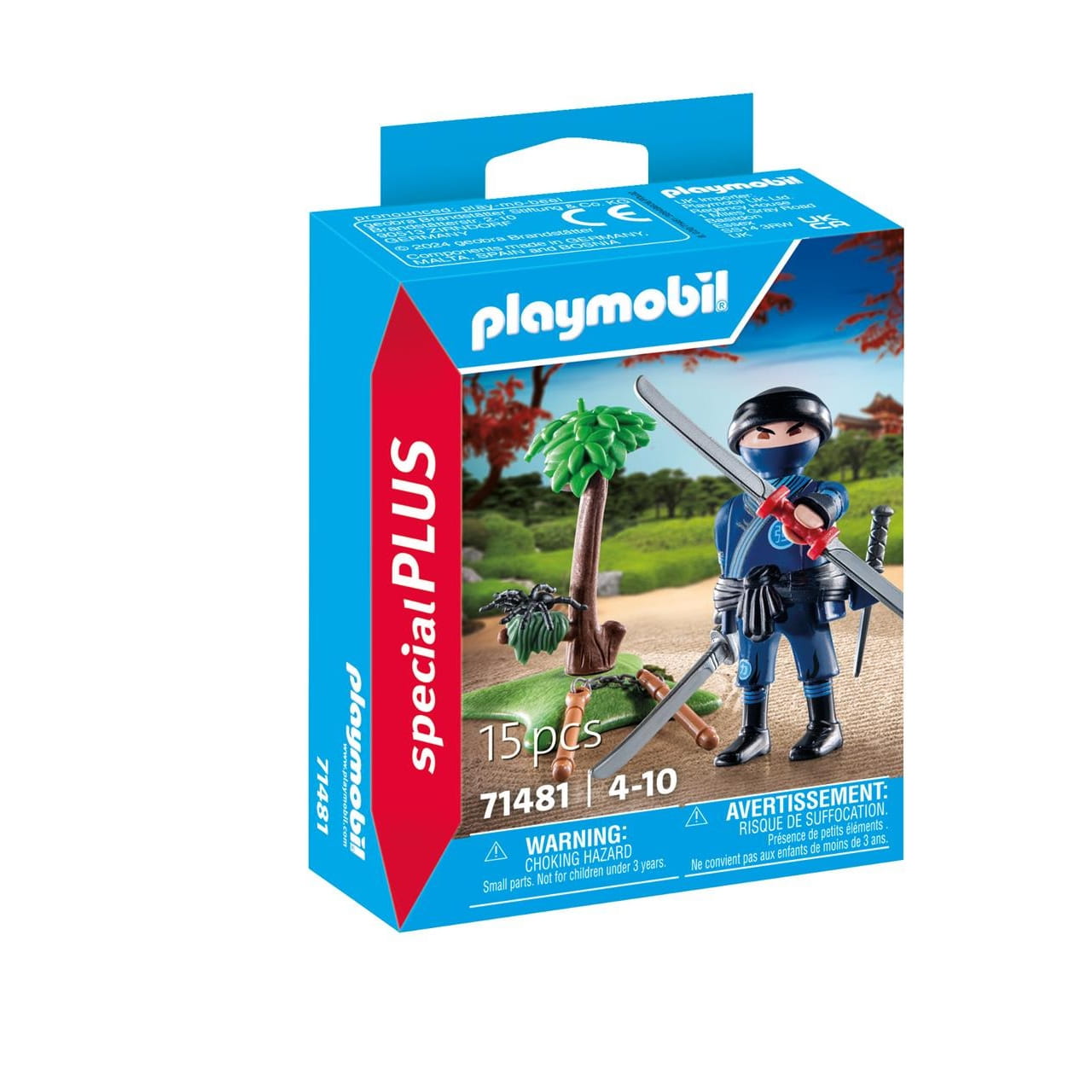 Figura ninja Playmobil Special Plus 71481 - Juguete