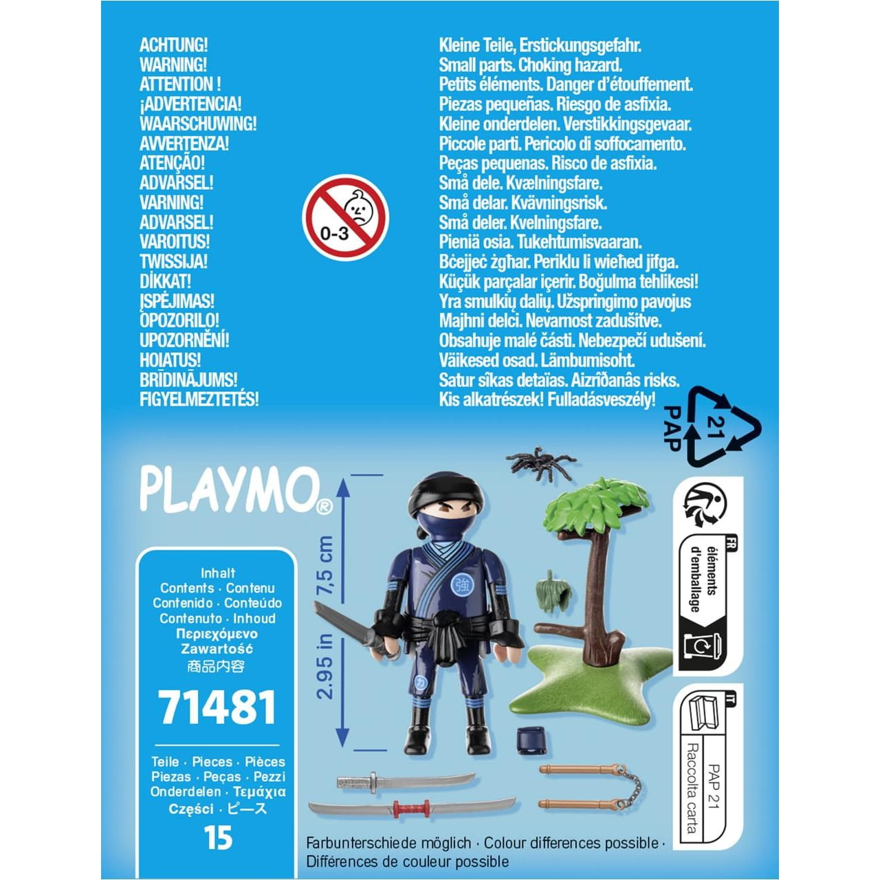 Figura ninja Playmobil Special Plus 71481 - Juguete